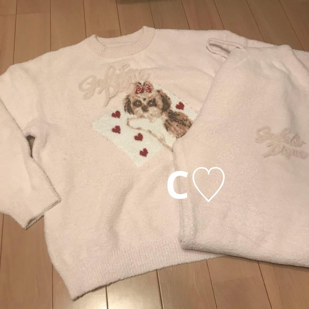 ふわふわ　モコモコ　パジャマ　ジェラートピケ好きさん　ルームウェア　ピンク