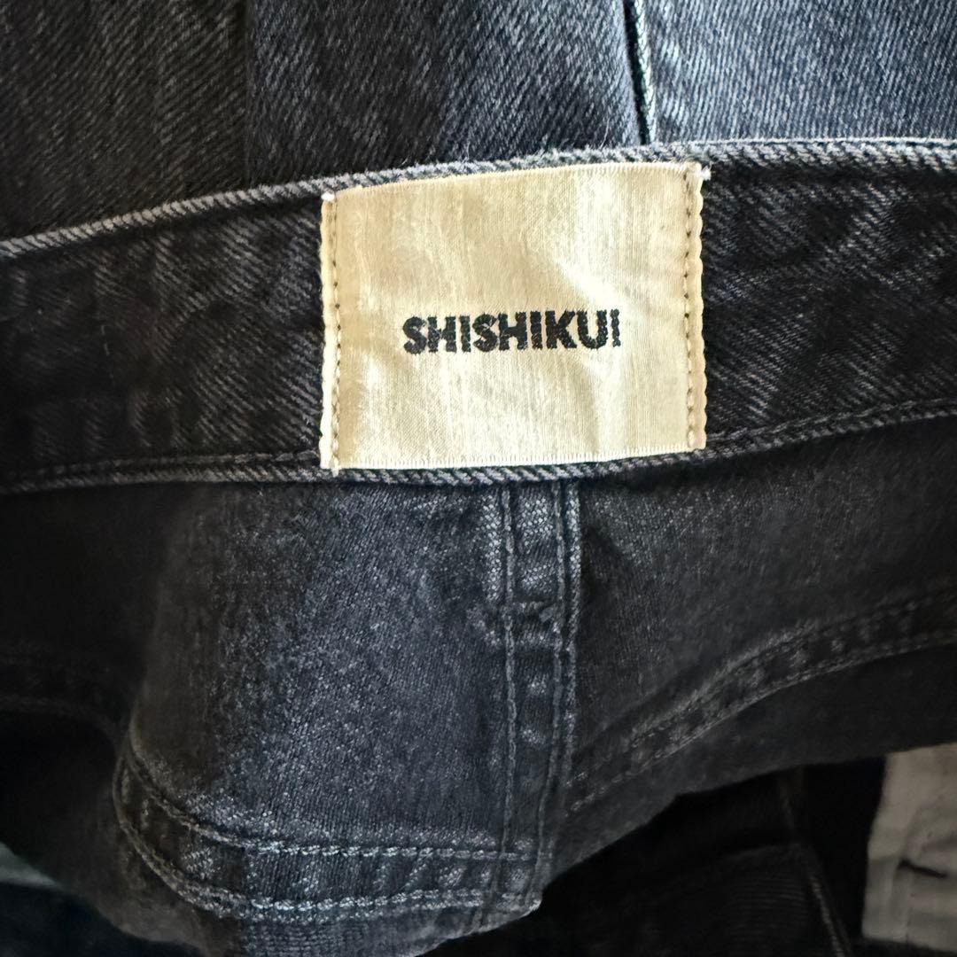 SHISHIKUI Daco ブラック デニム　34 シシクイ
