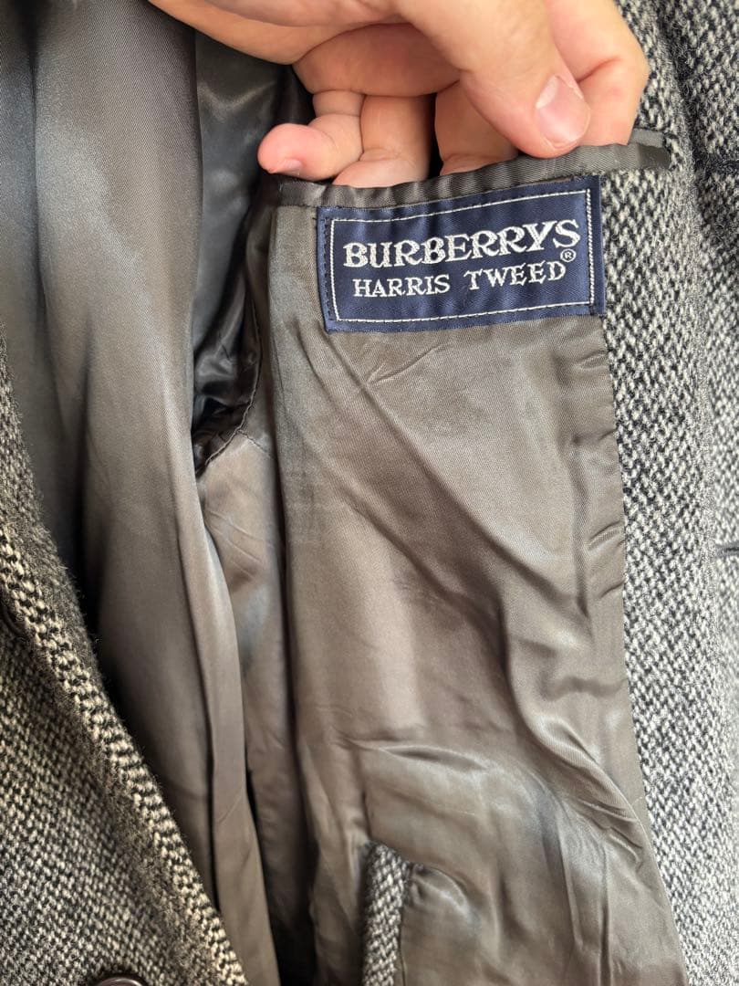【別注品】Burberry’s ハリスツイード ステンカラーコート size52
