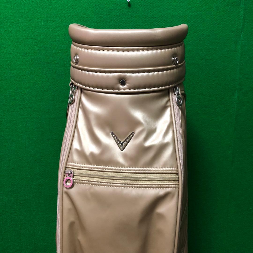 人気‼️Callaway キャディバッグ シャンパンゴールド 8インチ
