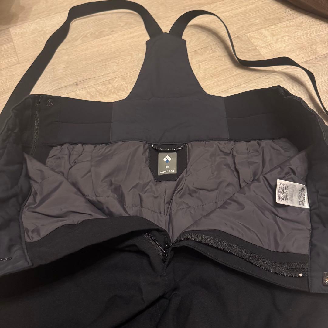 モンベル　mont-bell シャルモパーカ ドライテックインシュレーテッドビブ