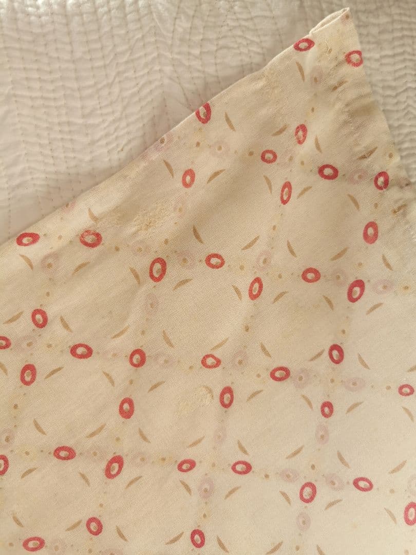 アンティーク トレリスローズ花柄フレンチファブリック レース装飾カーテンパネル