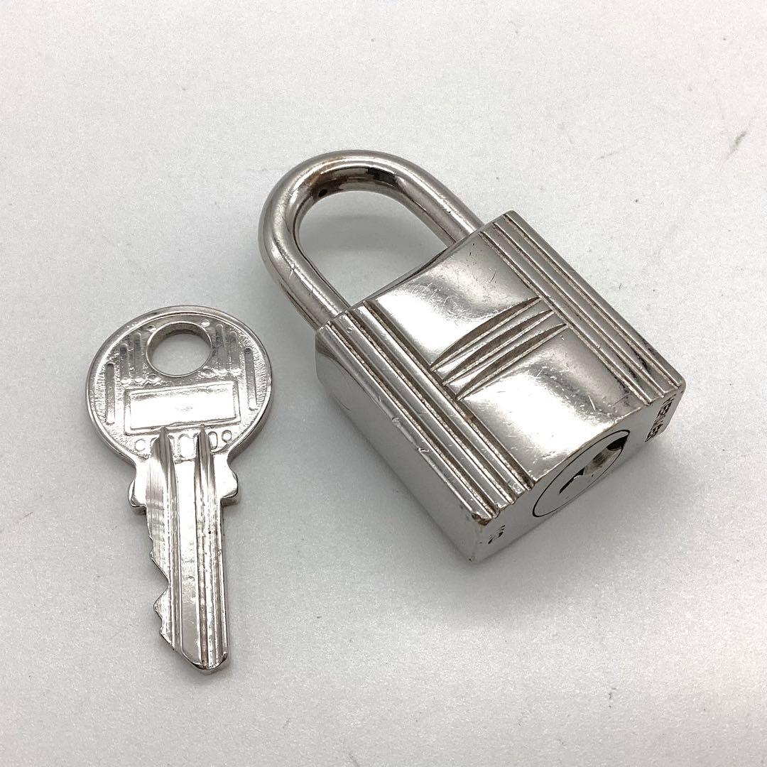 ⭐️極美品⭐️エルメス　カデナ　パドロック　鍵　no.110 シルバー　男女共用