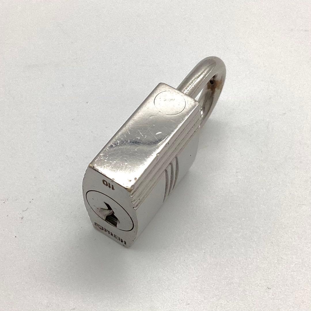 ⭐️極美品⭐️エルメス　カデナ　パドロック　鍵　no.110 シルバー　男女共用