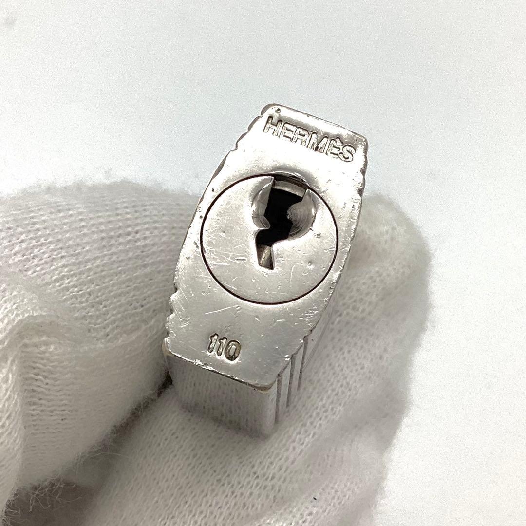 ⭐️極美品⭐️エルメス　カデナ　パドロック　鍵　no.110 シルバー　男女共用