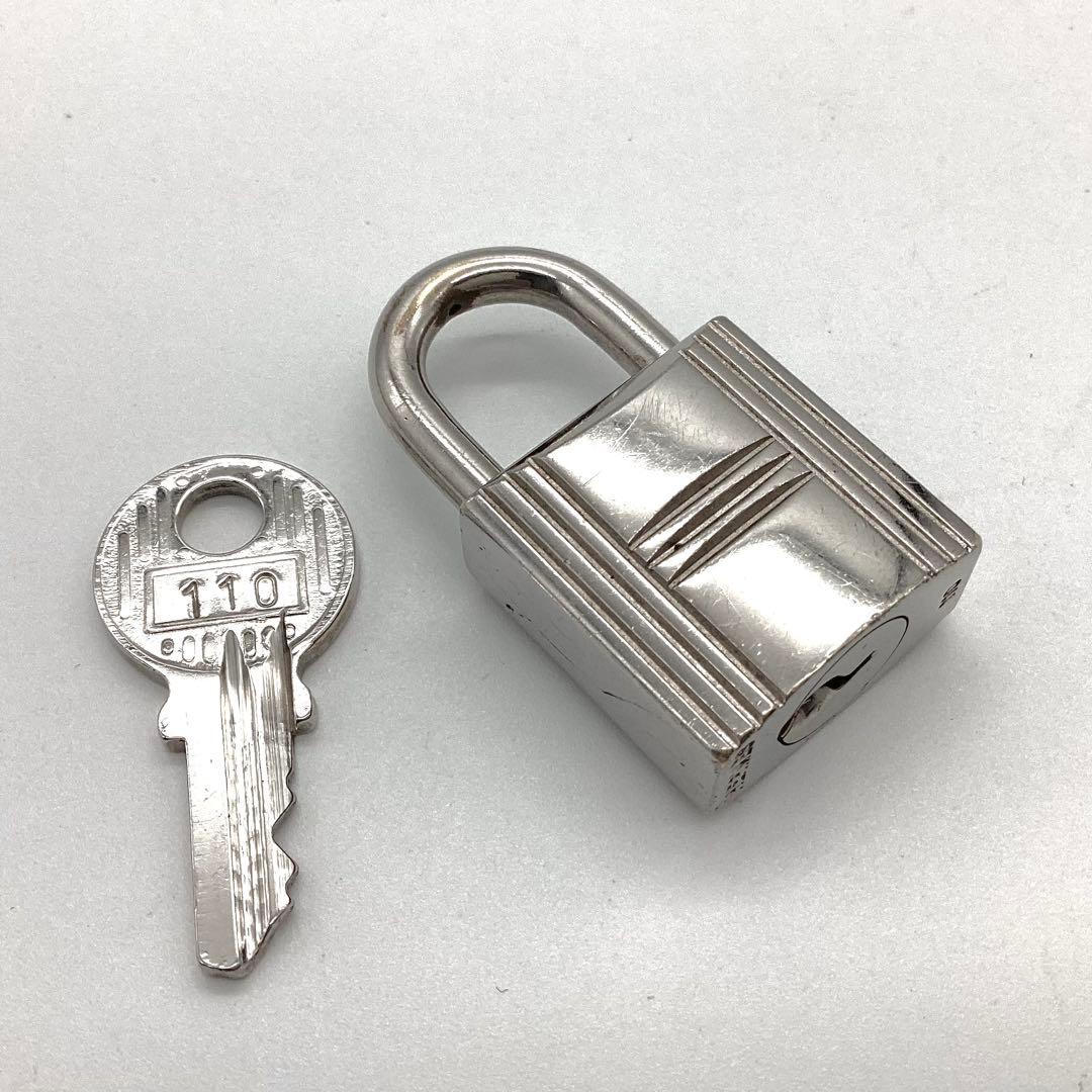 ⭐️極美品⭐️エルメス　カデナ　パドロック　鍵　no.110 シルバー　男女共用