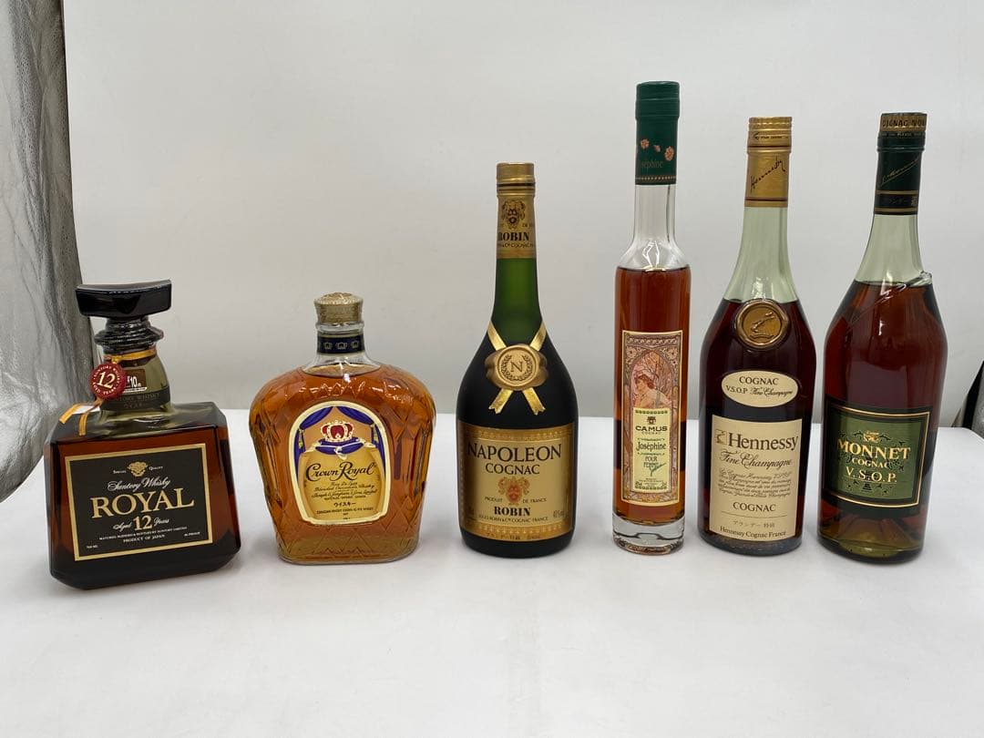 サントリー ヘネシー ブランデー・ウイスキー 6本まとめ売り