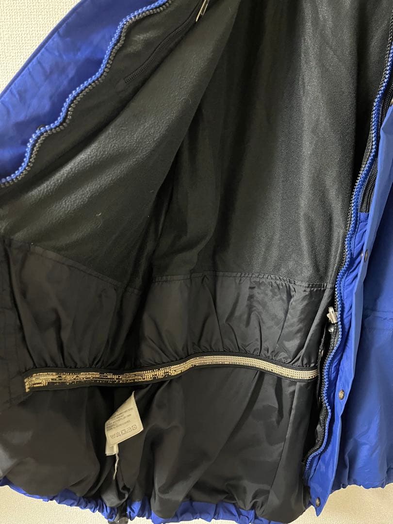 80s 90sノース マウンテンガイドジャケット アズテックブルー×ブラック