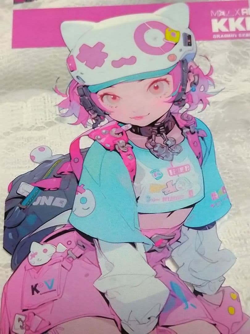 ラスト✩廃盤品✩J673＃猫の女郎(PET)切り売り海外人物女の子AIマステ