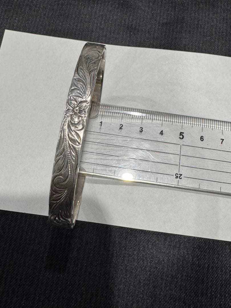 ロノ lono ハワイアンジュエリー　フラットバングル8mm