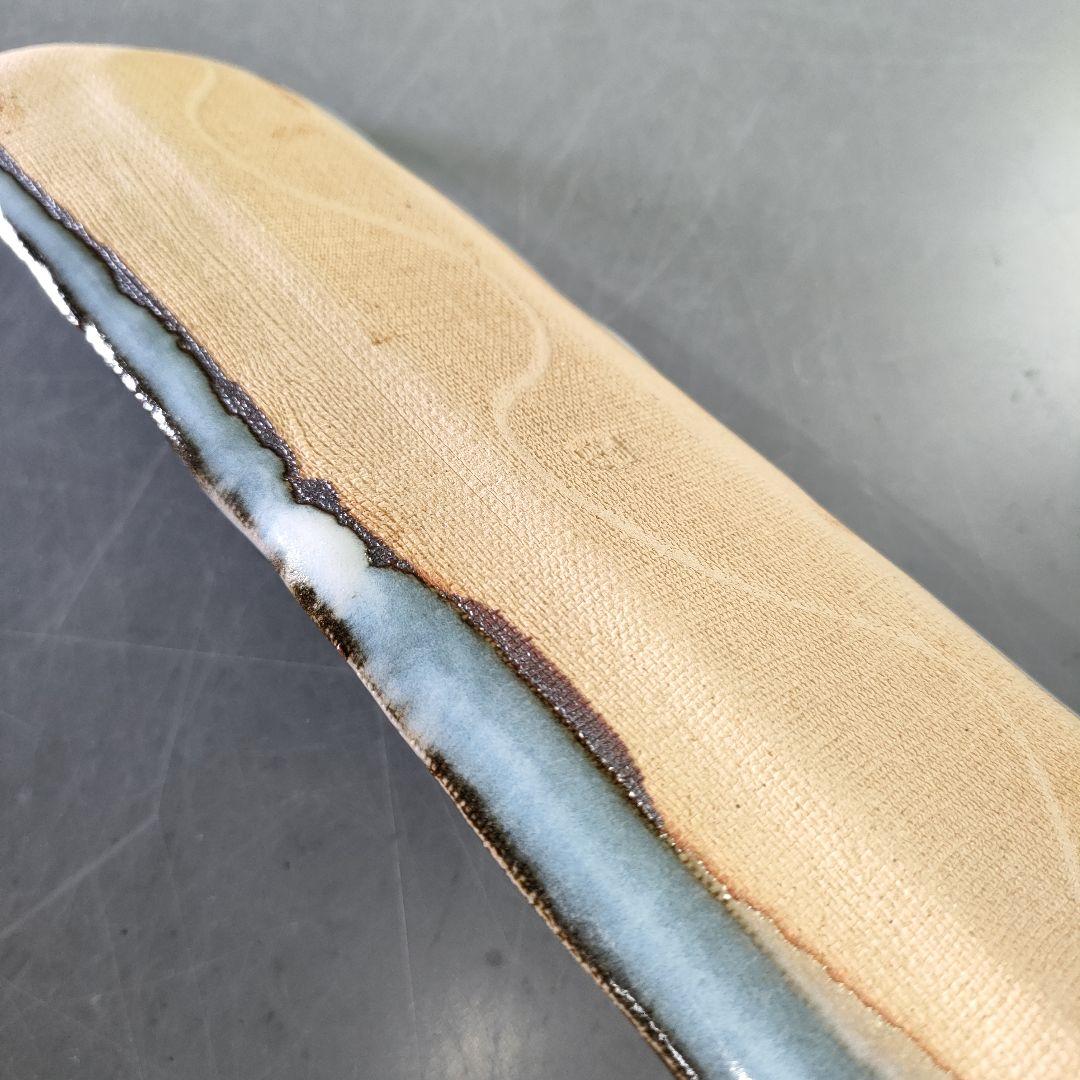 A1209-1/在銘/月唐草文長角皿5客/飾皿/盛皿/絵皿/菓子皿/懐石道具/