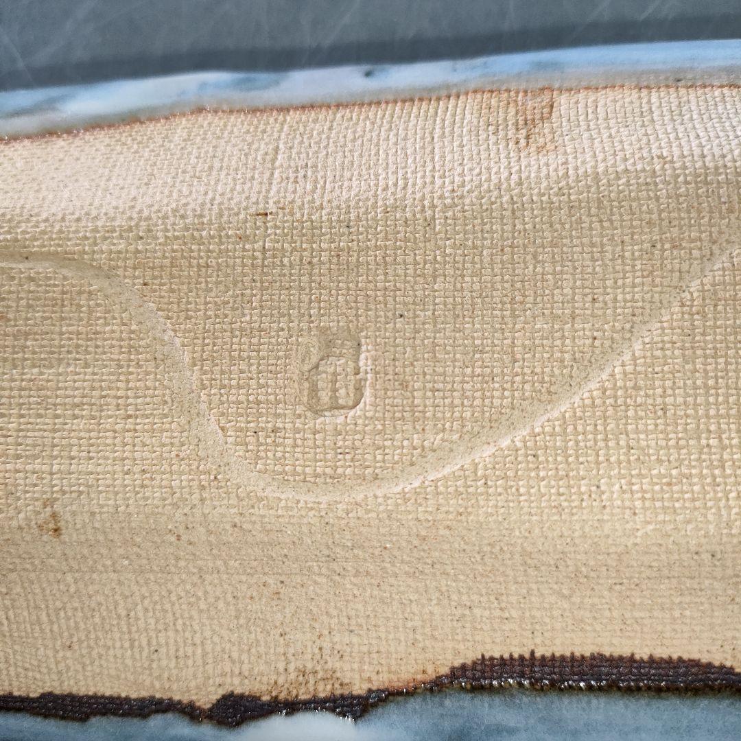 A1209-1/在銘/月唐草文長角皿5客/飾皿/盛皿/絵皿/菓子皿/懐石道具/