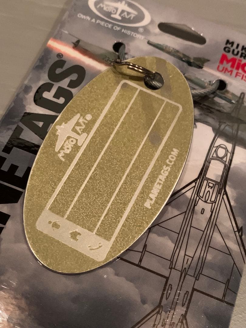 Planetags ドイツ軍 MiG-21 フィッシュベッド タグ キーホルダー