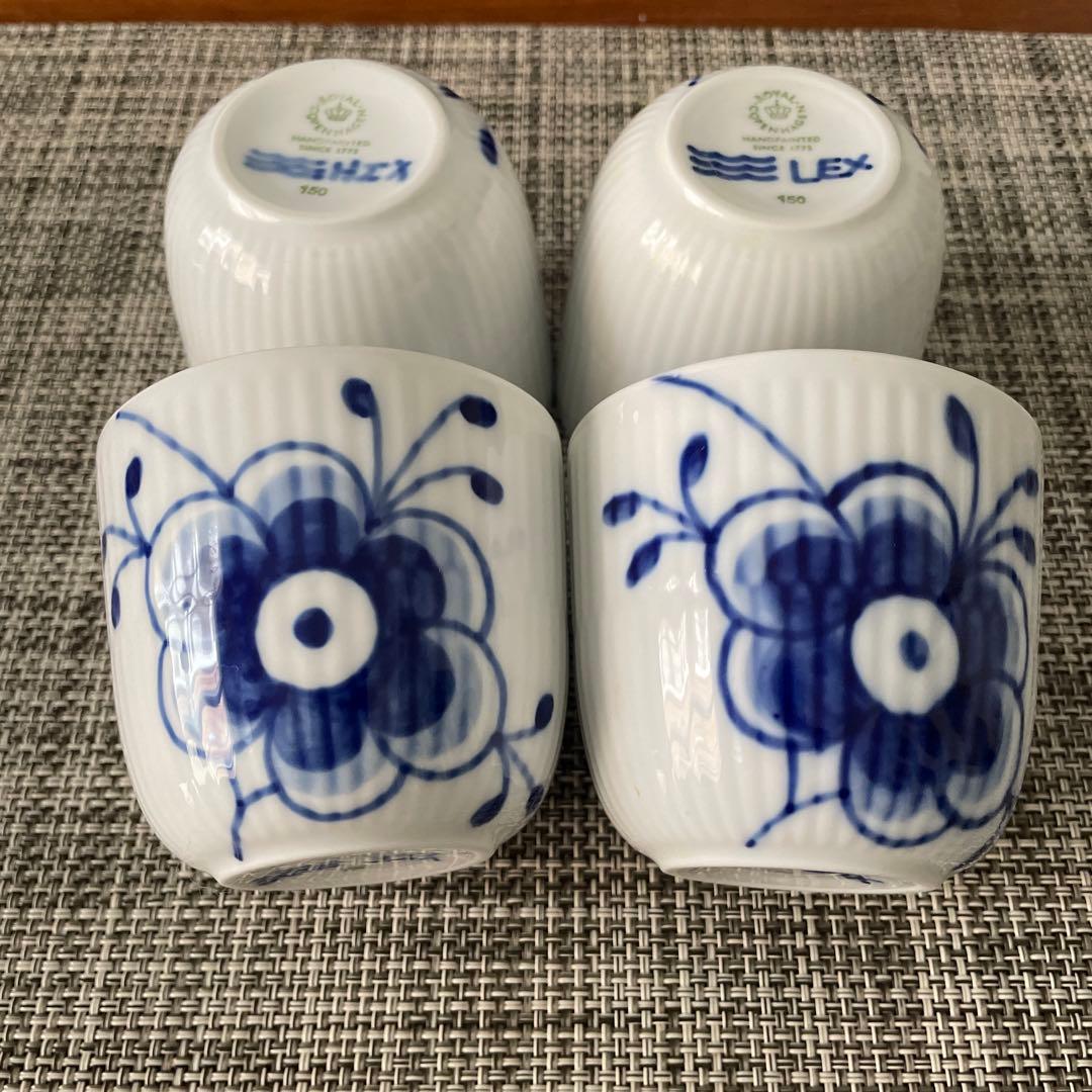 ⭐︎ロイヤルコペンハーゲン　メガ　キャンドルホルダー　フリーカップ　4個セット