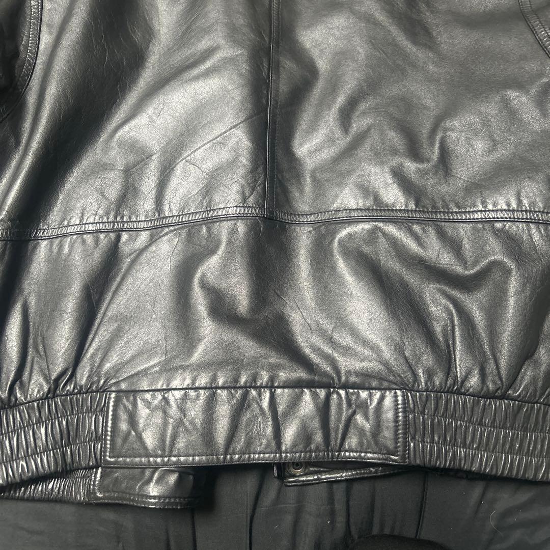 90s ビンテージレザージャケット　牛革 A-2 A2 短丈