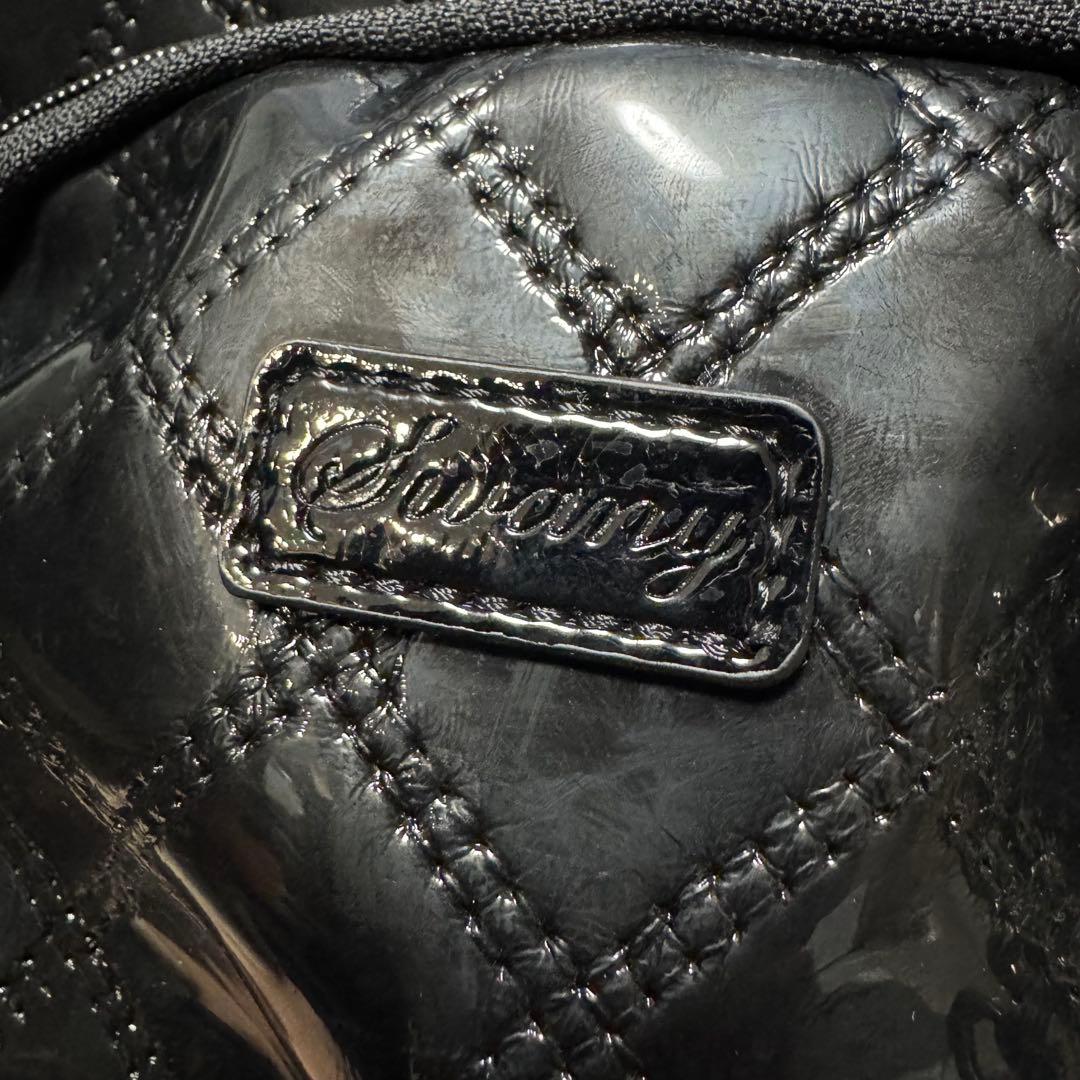 【美品】SWANY キャリーバッグ エナメル レディース