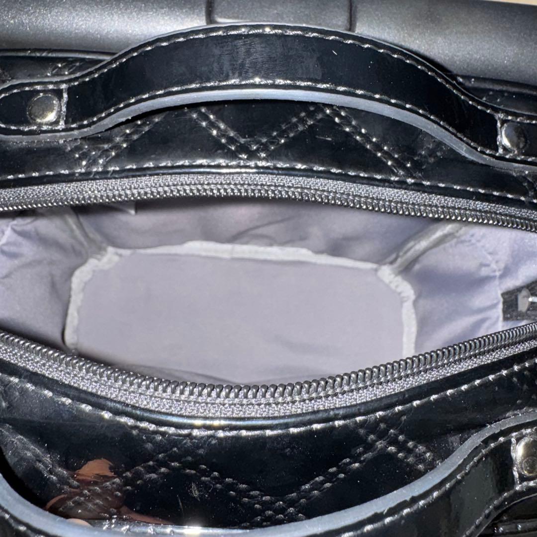 【美品】SWANY キャリーバッグ エナメル レディース