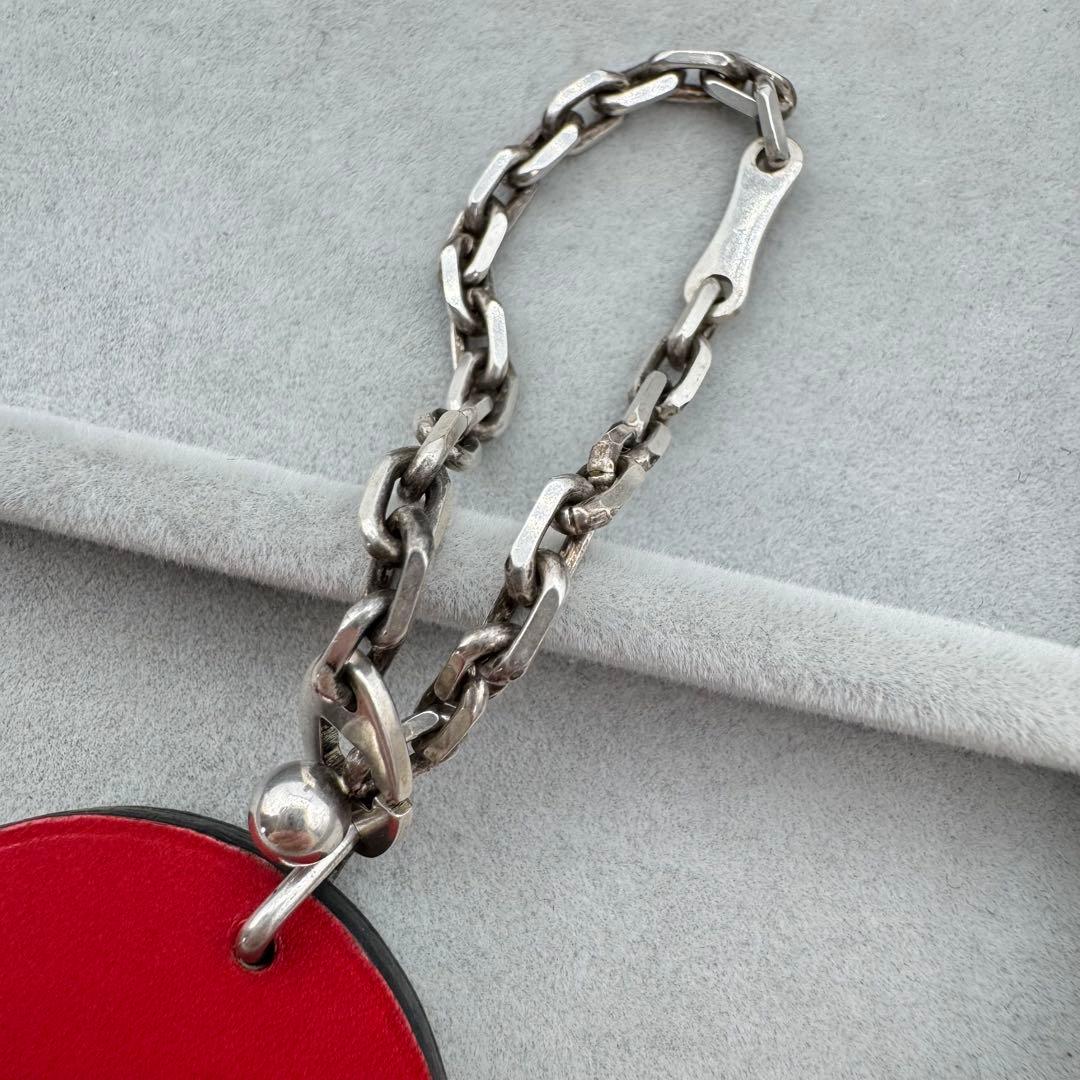 【人気】HERMES てんとう虫　バッグチャーム　キーホルダー　SV925