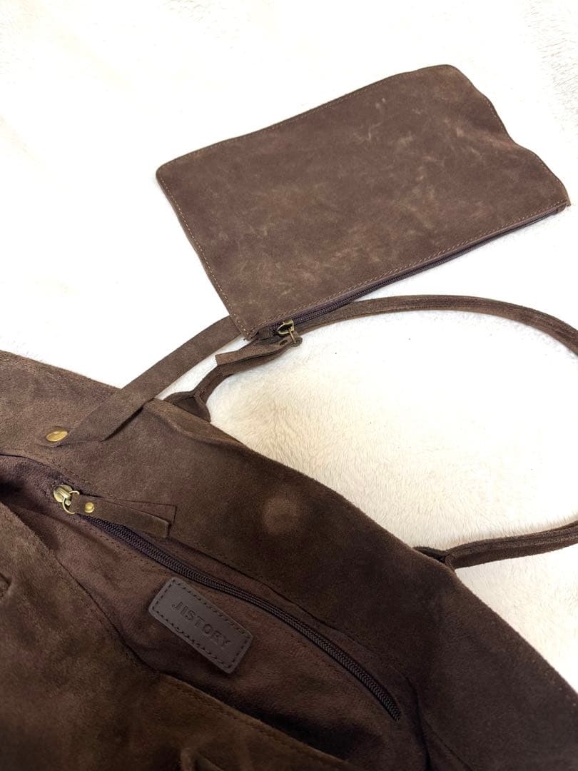 スエードトートバッグ