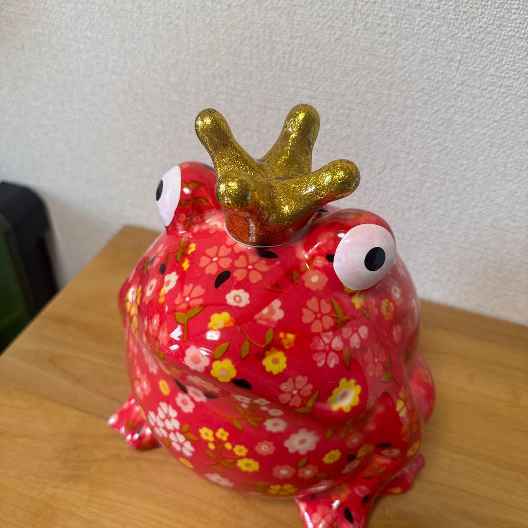 カエルの貯金箱　ポンピドゥ