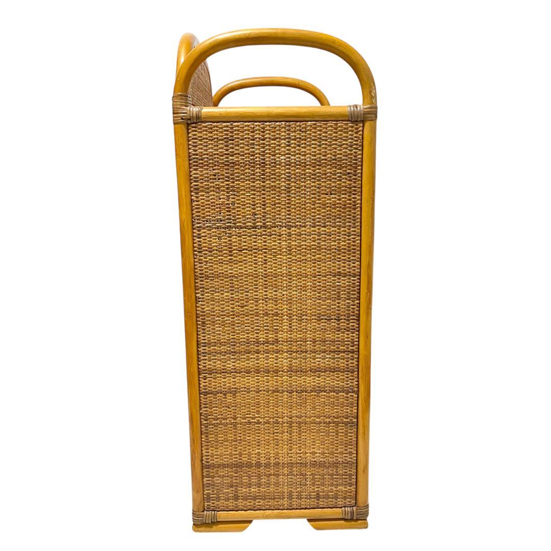 【週末セール】 籐 ラタン チェスト 5段 引出し6杯 収納家具　ビンテージ