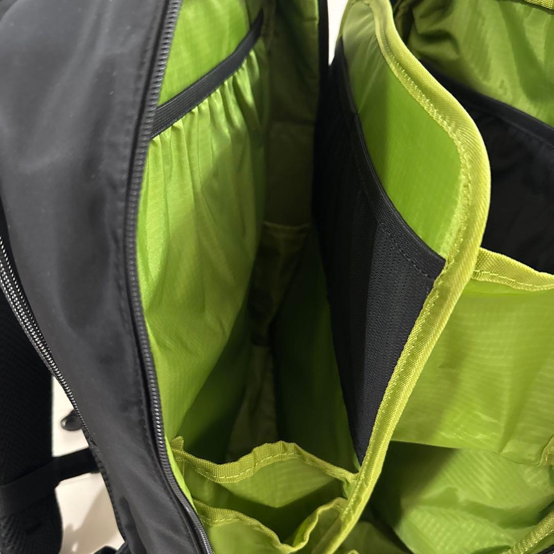 美品 KABAG 時短リュック カバッグ リュック 多機能 ブラック 黒