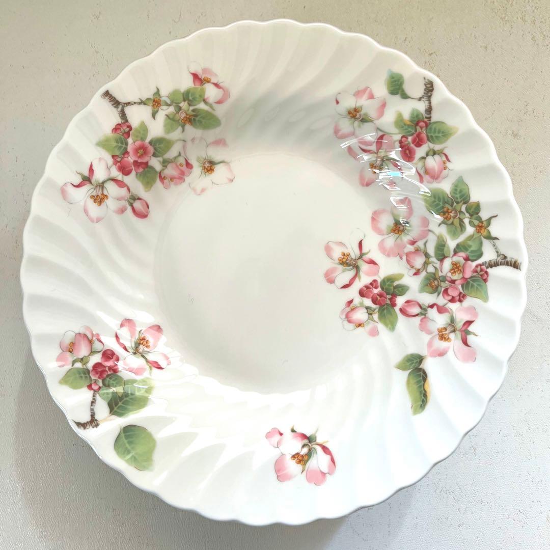 ウェッジウッド　アップルブロッサム　ディープ　深皿　６枚