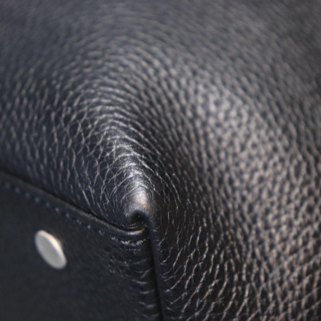 HERGOPOCH A4可 2way レザー トートバッグ ビジネス ブラック