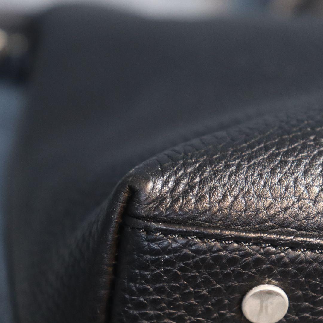 HERGOPOCH A4可 2way レザー トートバッグ ビジネス ブラック