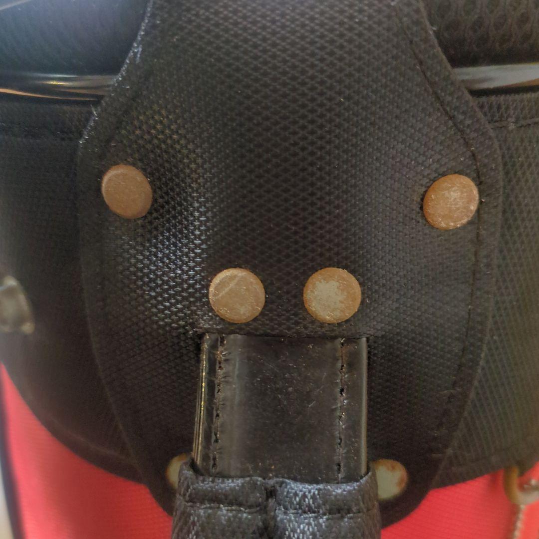 BRIDGESTONE ゴルフ キャディバッグ ブラック/レッド