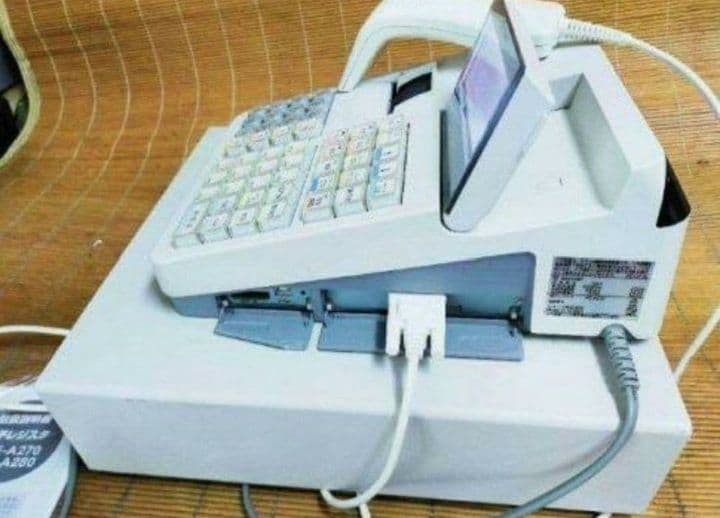 シャープレジスターXE-A280　PC連携　スキャナ付き　111000