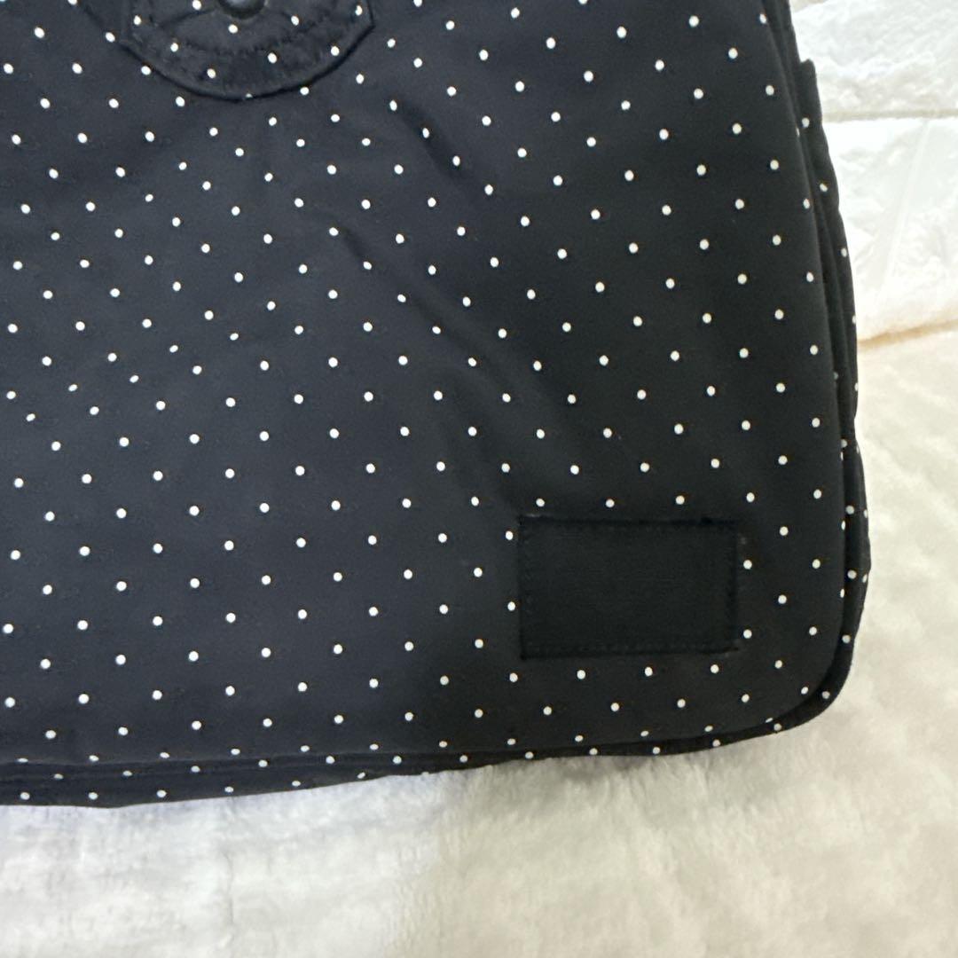 美品⭐︎ヘッドポーター／廃盤ブラックビューティードット柄ドラムバッグ⭐︎
