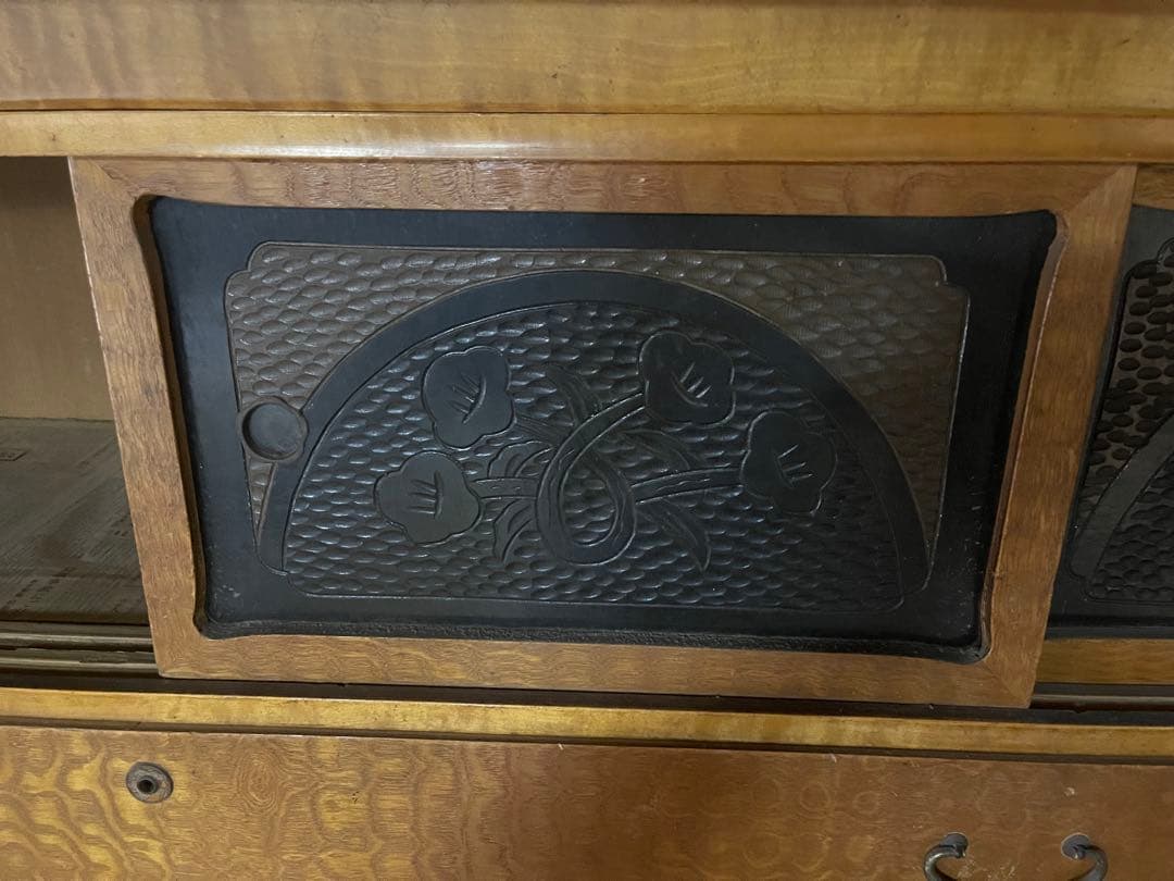 当時物| 和箪笥| 水屋箪笥| アンティーク| 大型 祖母の嫁入り家具