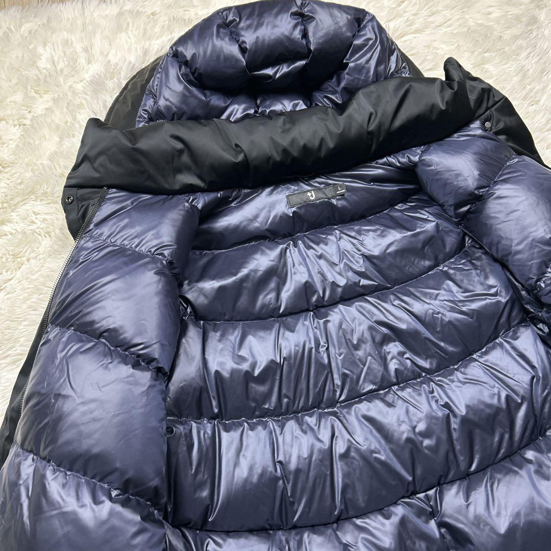 未使用級　人気完売　ユニクロ　プラスジェイ　ダウンショートコート　ブラック　L