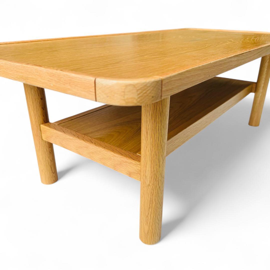 関家具 ホルン リビングテーブル センターテーブル オーク 110cm 天然木