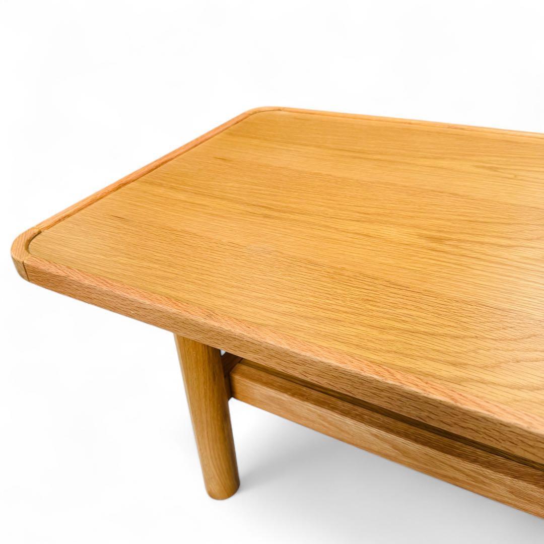関家具 ホルン リビングテーブル センターテーブル オーク 110cm 天然木