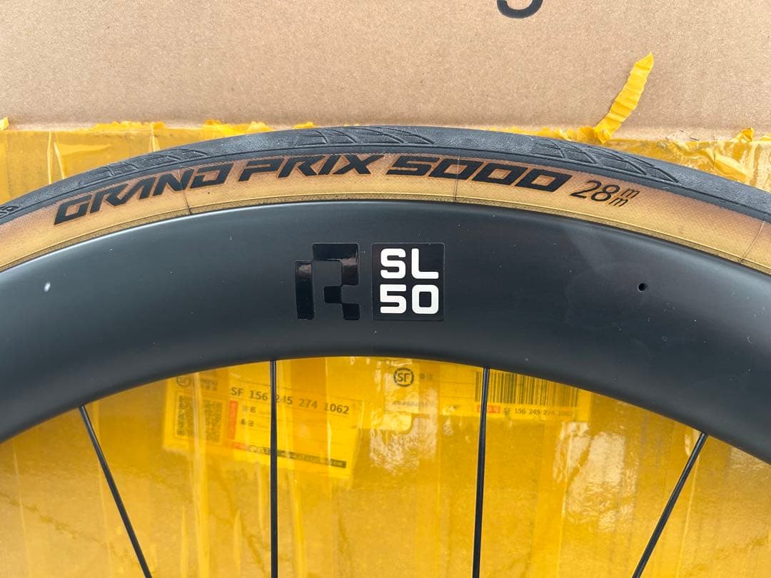 美品 Hollowgram RSL 50 カーボンホイール 前後セット