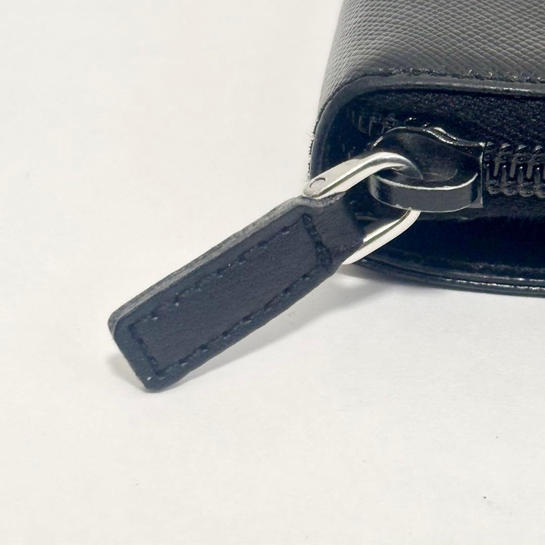 PRADA★ラウンドファスナー★二つ折り財布★サフィアーノレザー★ブラック