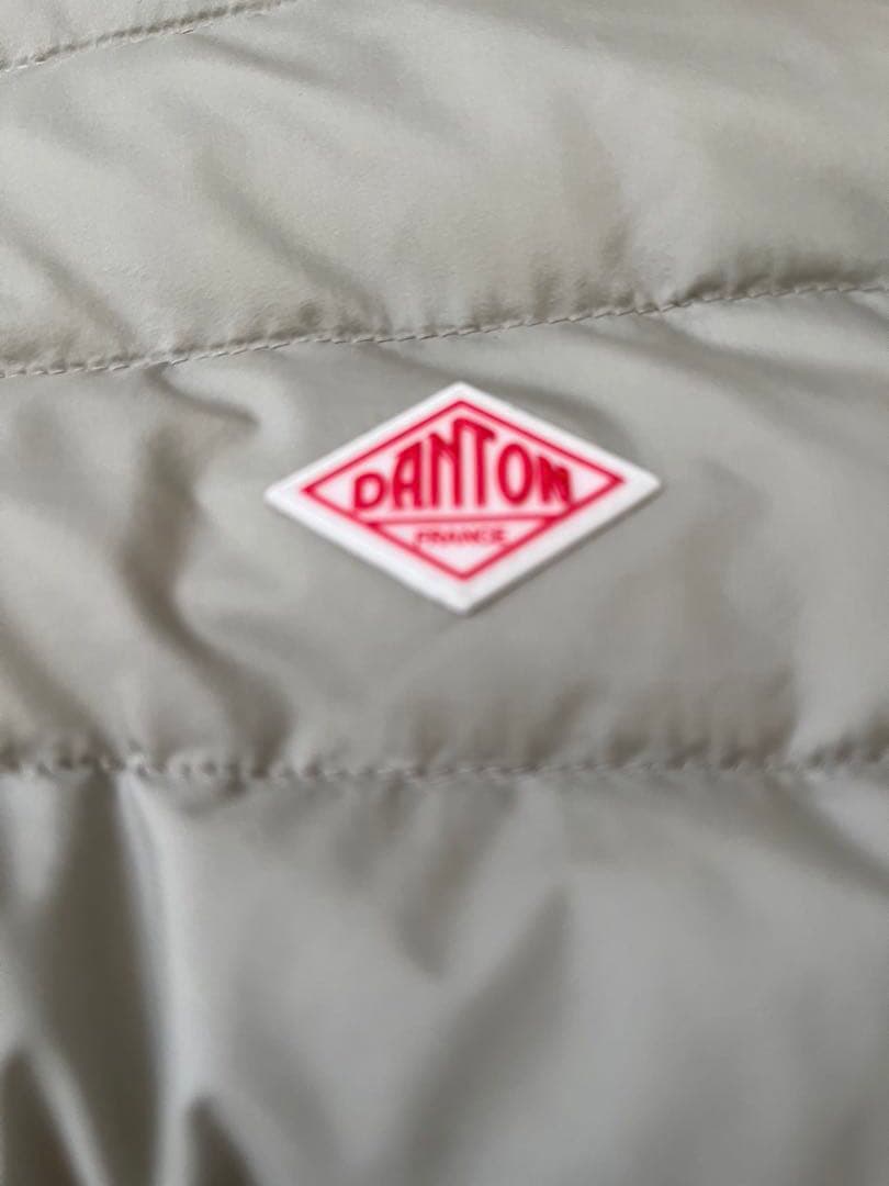 ダントンDANTON ナイロンタフタミドルダウン XS グレイッシュベージュ