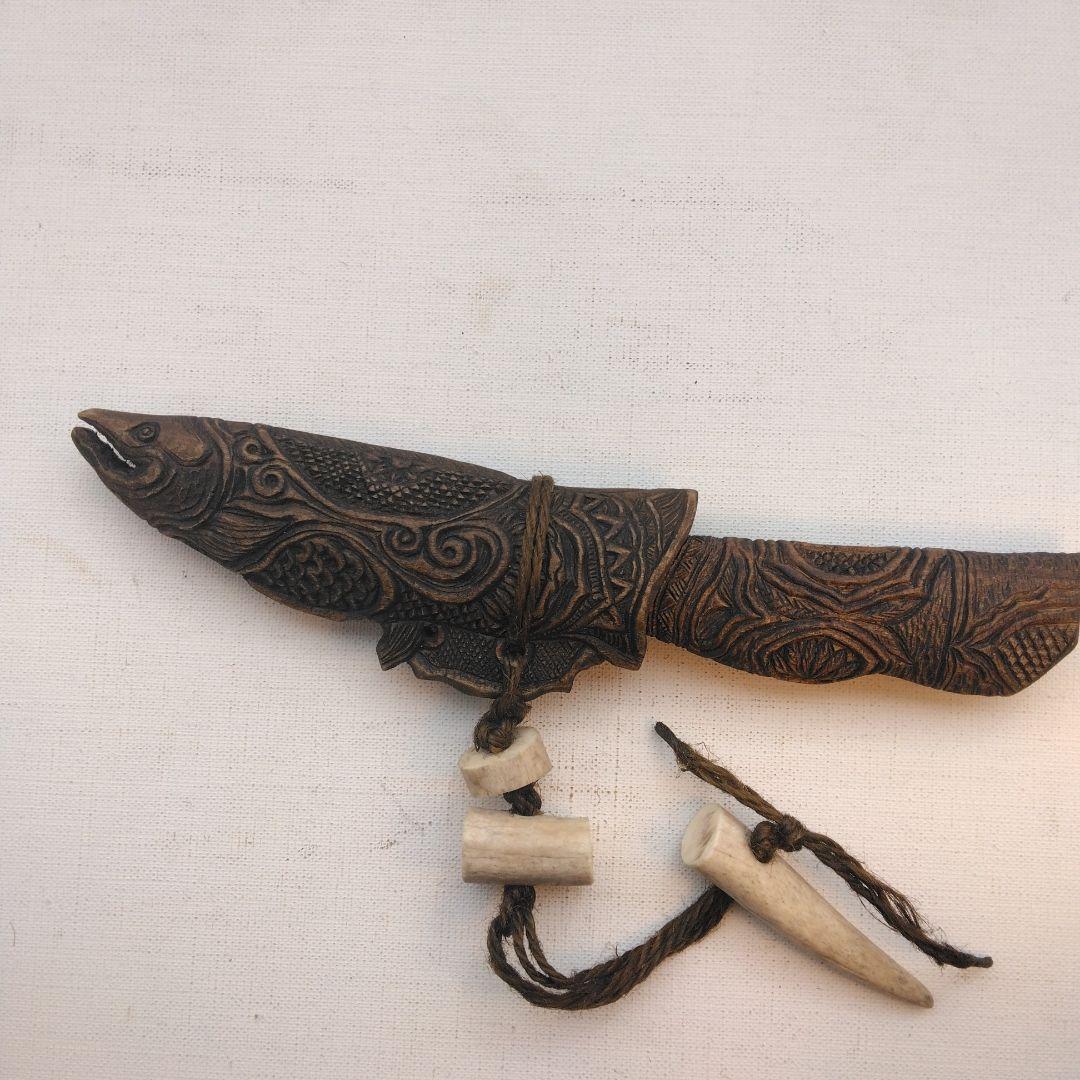 アイヌマキリ　工芸品　北海道