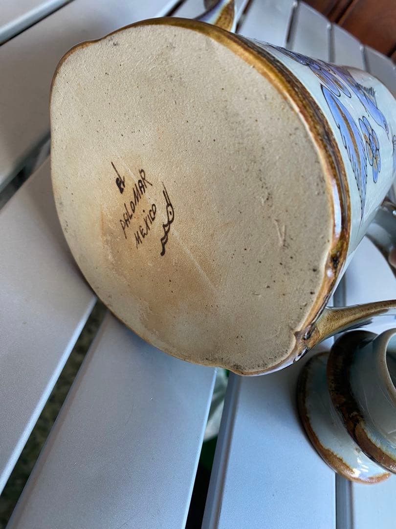 メキシコ　トナラ焼き　El Palomar エル・パロマー　ティーポット