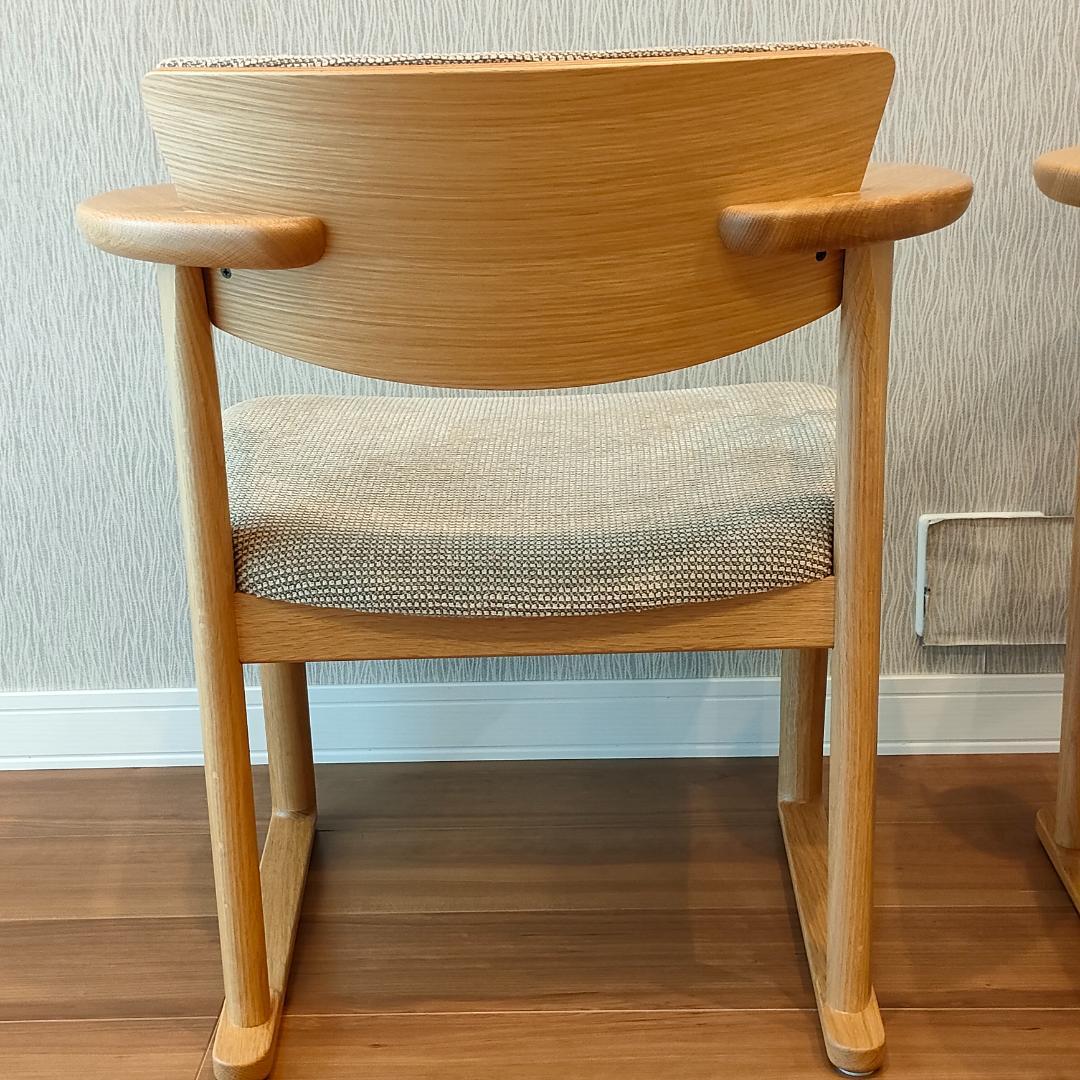 美品　INOUE Associates　アームチェア　中座椅子　2脚セット