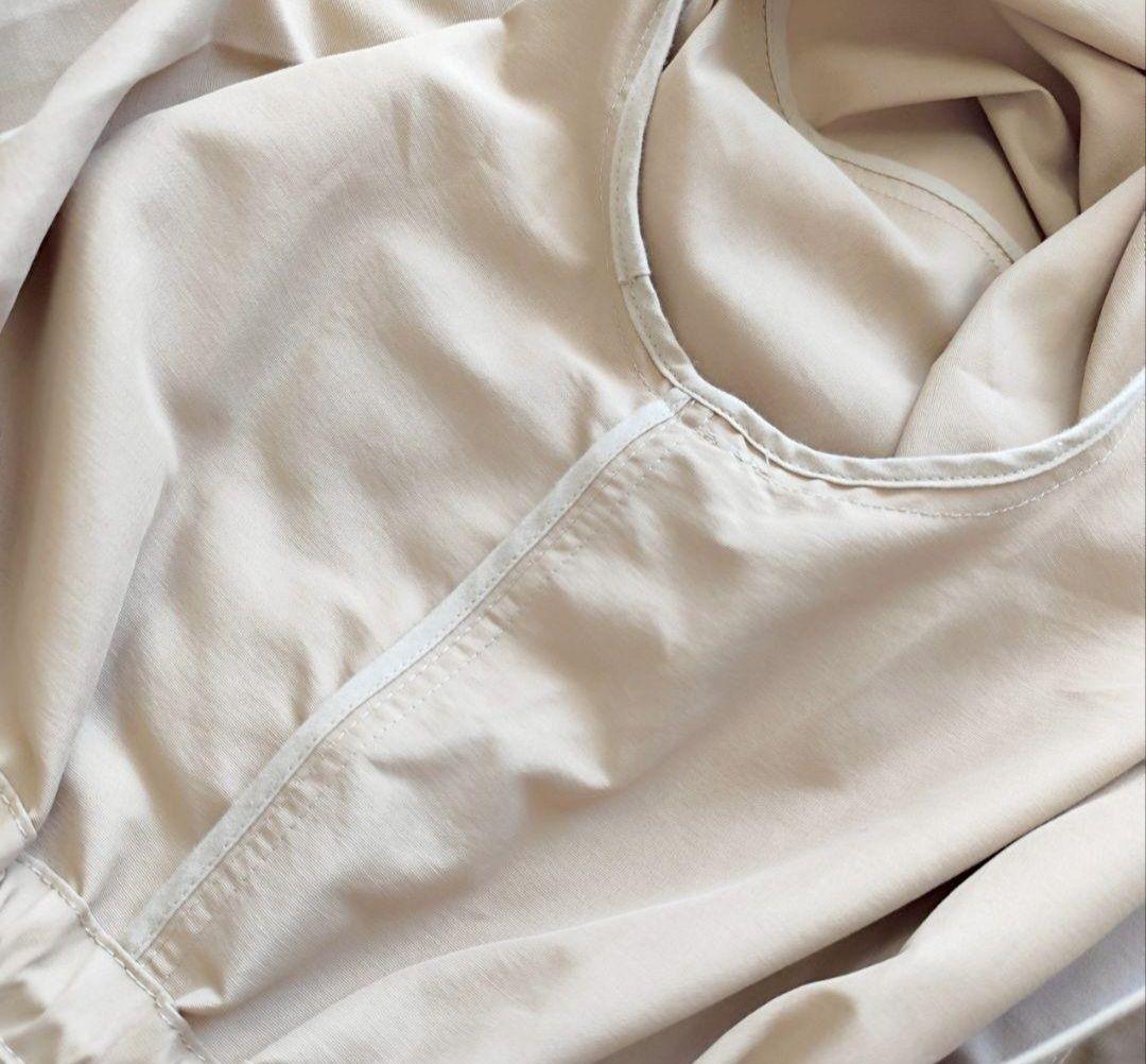 Theory luxe 洗える ロング フード モッズ コート ベージュ