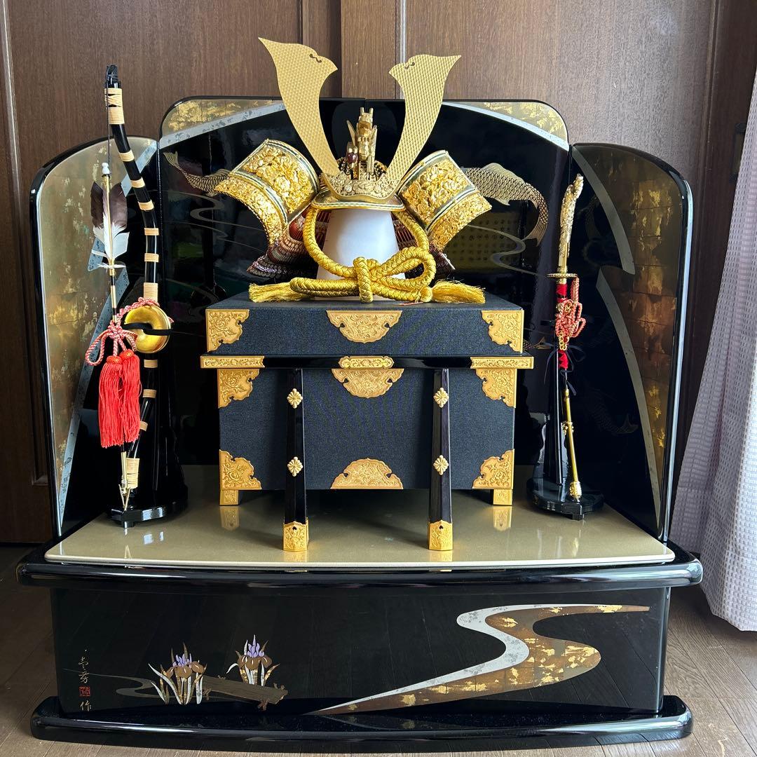 兜飾りセット　平安翠雲