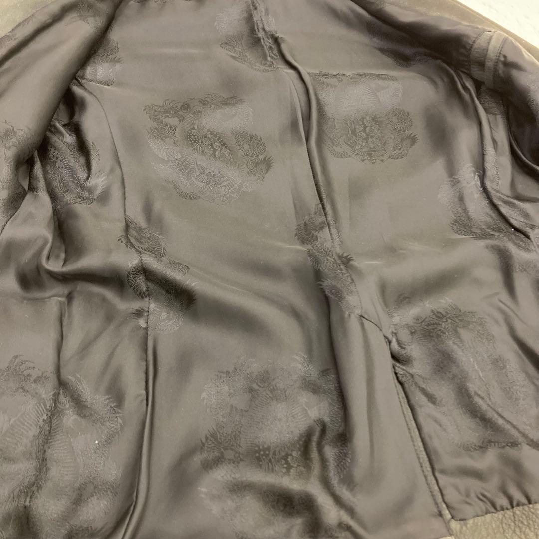 Celt&Cobra レザー ヌバックジャケット シングルブレスト 裏地 L