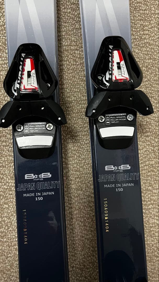 BXB 男女兼用スキーセット❗️ブーツ❗️ポール ❗️ケース付きWAX済み
