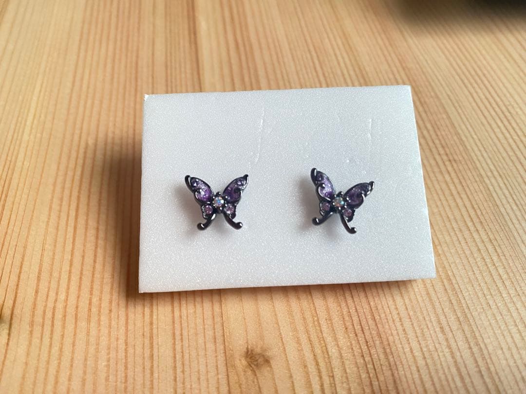 アナスイ　蝶モチーフ ピアス　SAMA1460 XV