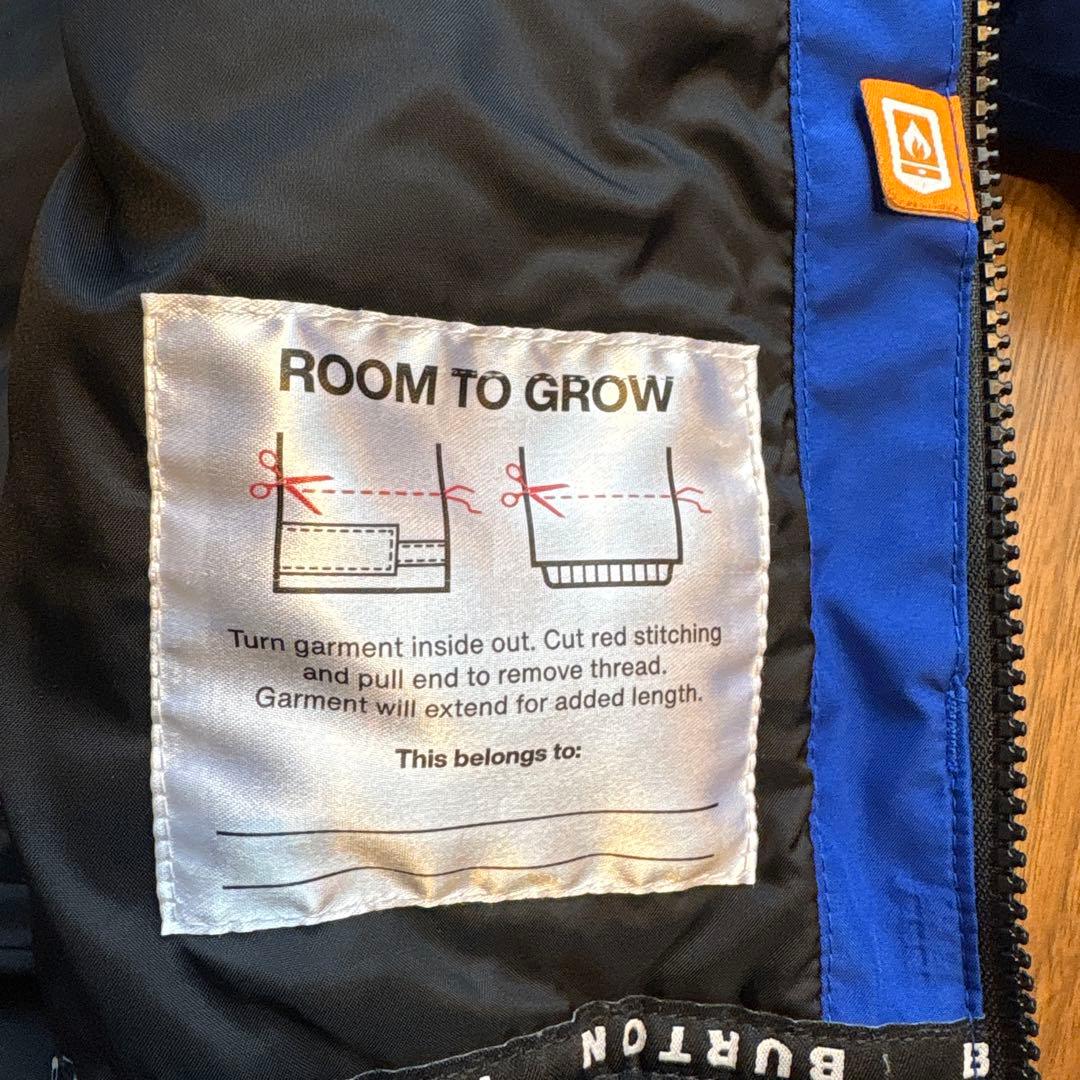 BURTON スノーボード用ウェア　オーバーオール 子ども用 Sサイズ