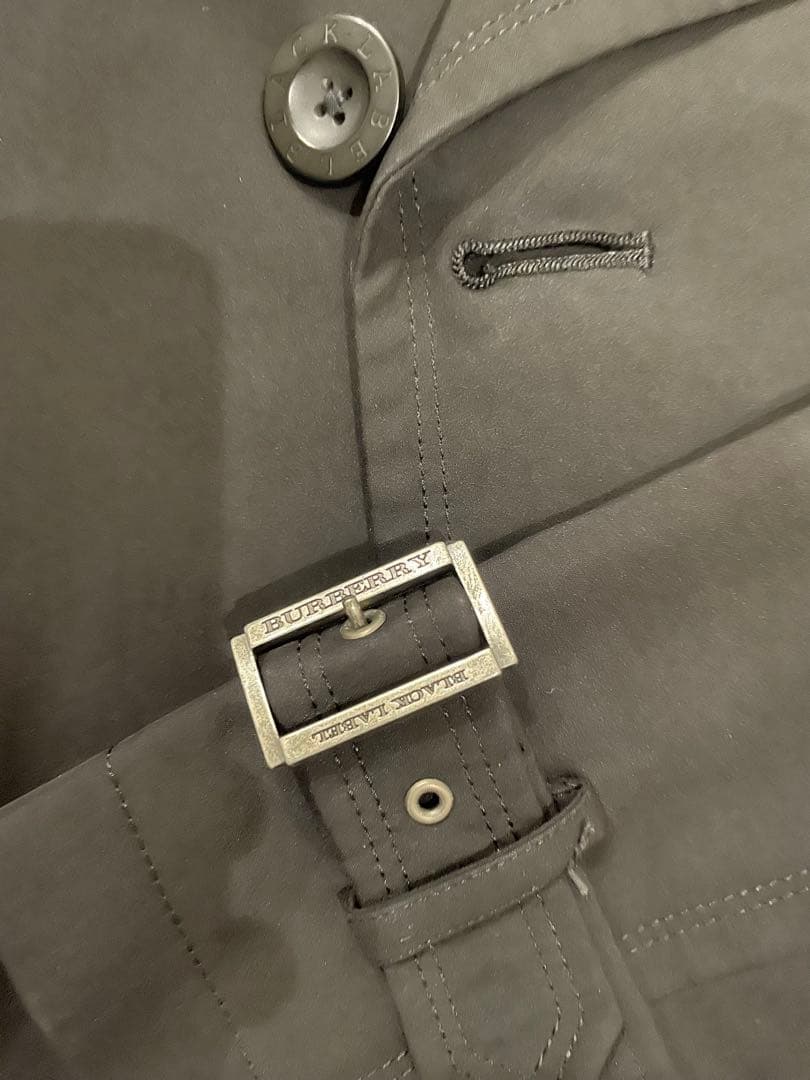 BURBERRY BLACK LABEL トレンチコート M ブラック 廃盤