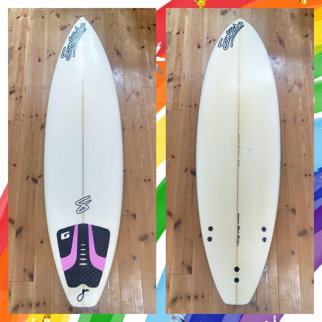 サントシャ　santosha サーフボード　6'2 ショートボード　ファンボード